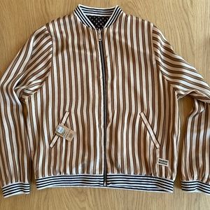 Scotch & Soda Reversible Print Satin Bomber Jacket